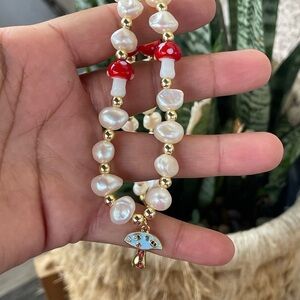 Mushrooms necklace